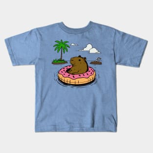 Capybara Vacation Kids T-Shirt